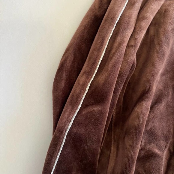 B.R.B. Be Right Brown velour track jacket L - Picture 2 of 6